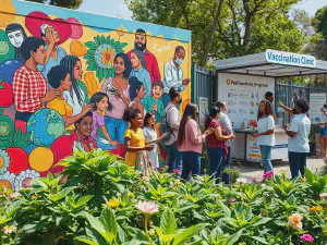 Maximizing Community Health via Vaccination Programs